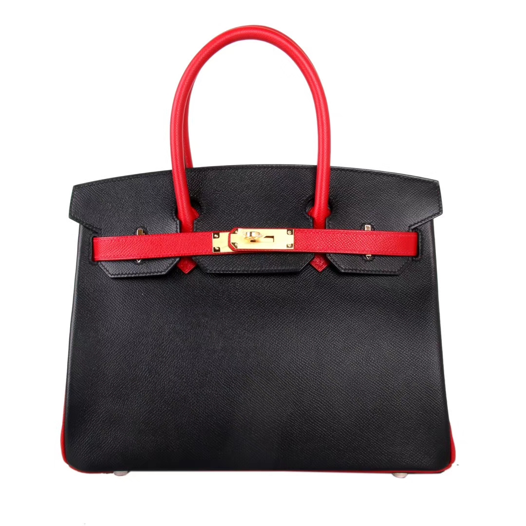 Hermès（爱马仕）Birkin 30cm 金扣 6I翡翠绿 鸵鸟 纯手工 神级