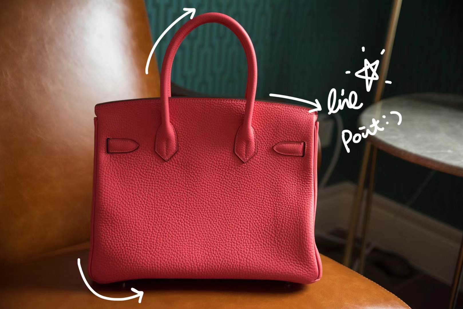 Hermès（爱马仕）Birkin 金扣 唇膏粉 Togo 手工 神级 现货