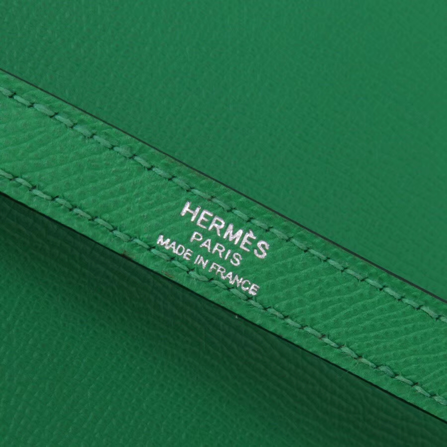 Hermès（爱马仕）Kelly 28CM 银扣 竹子绿  Epsom 手工 神级