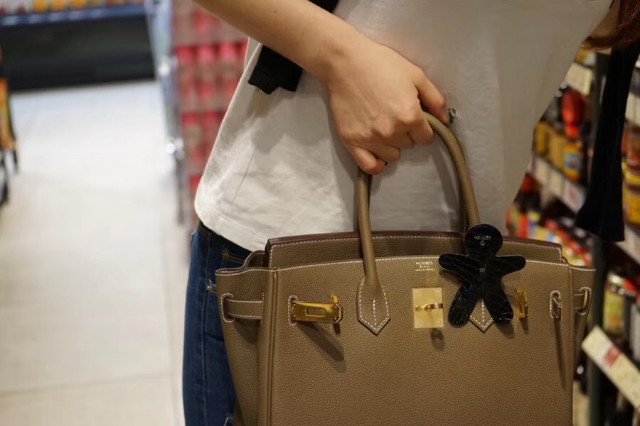 Hermès（爱马仕）Birkin 25CM 金扣 大象灰  TOGO 手工 神级