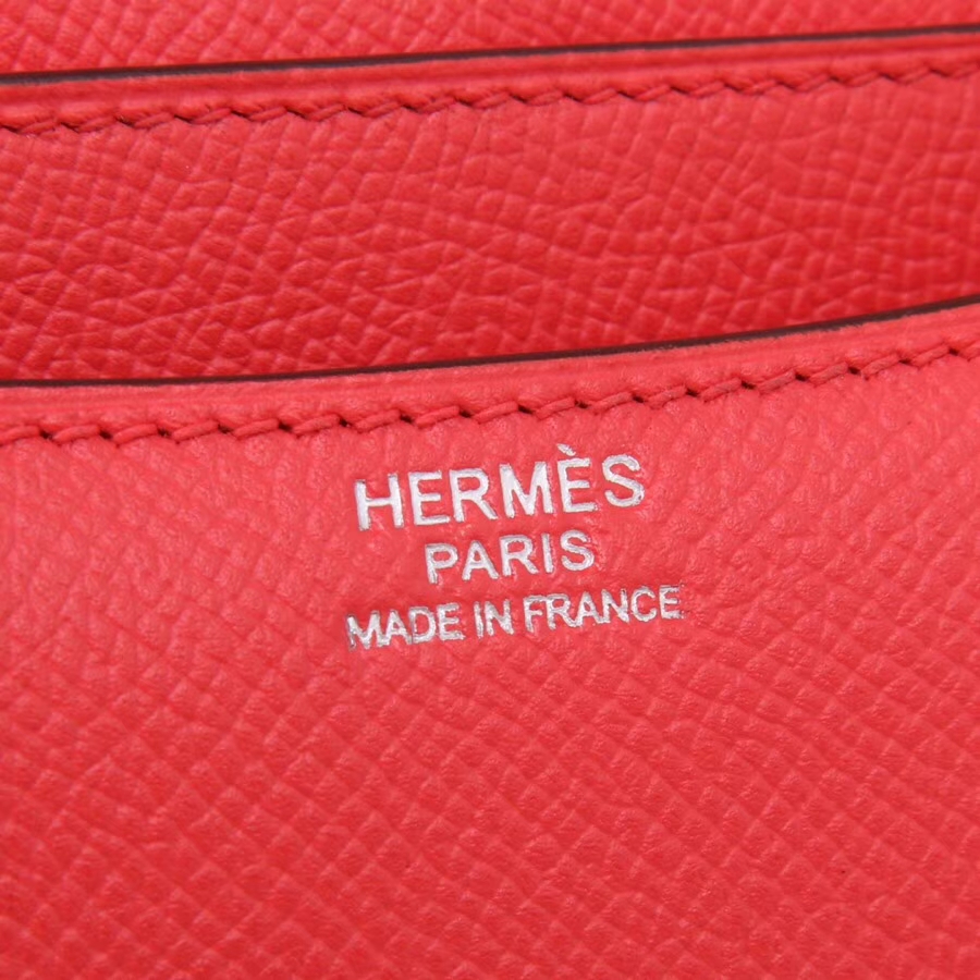 Hermès（爱马仕）Constance 19cm 金扣 CK89大红色 Epsom  手工 神级