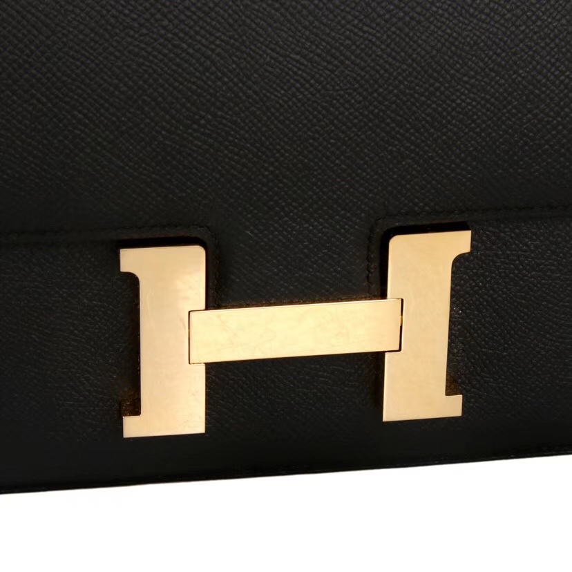 Hermès（爱马仕）Constance 19cm 金扣 CK89黑色 Epsom  手工 神级