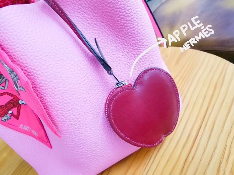 Hermès（爱马仕）Picotin菜篮 22CM  樱花粉 Togo  手工 神级