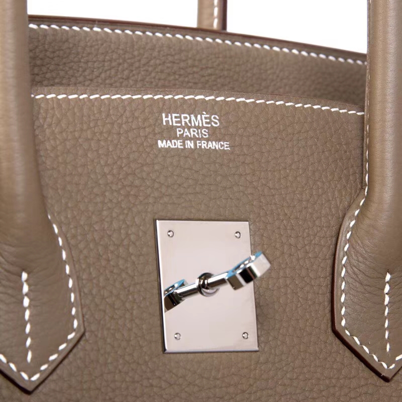 Hermès（爱马仕）Birkin 30cm 银扣 大象灰  Togo  手工 神级