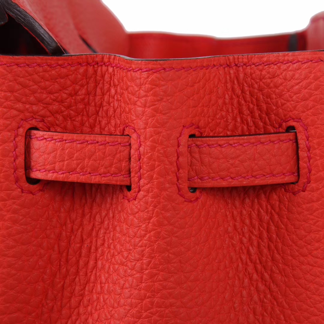 Hermès（爱马仕）Birkin 30  金扣  火焰橙  Togo