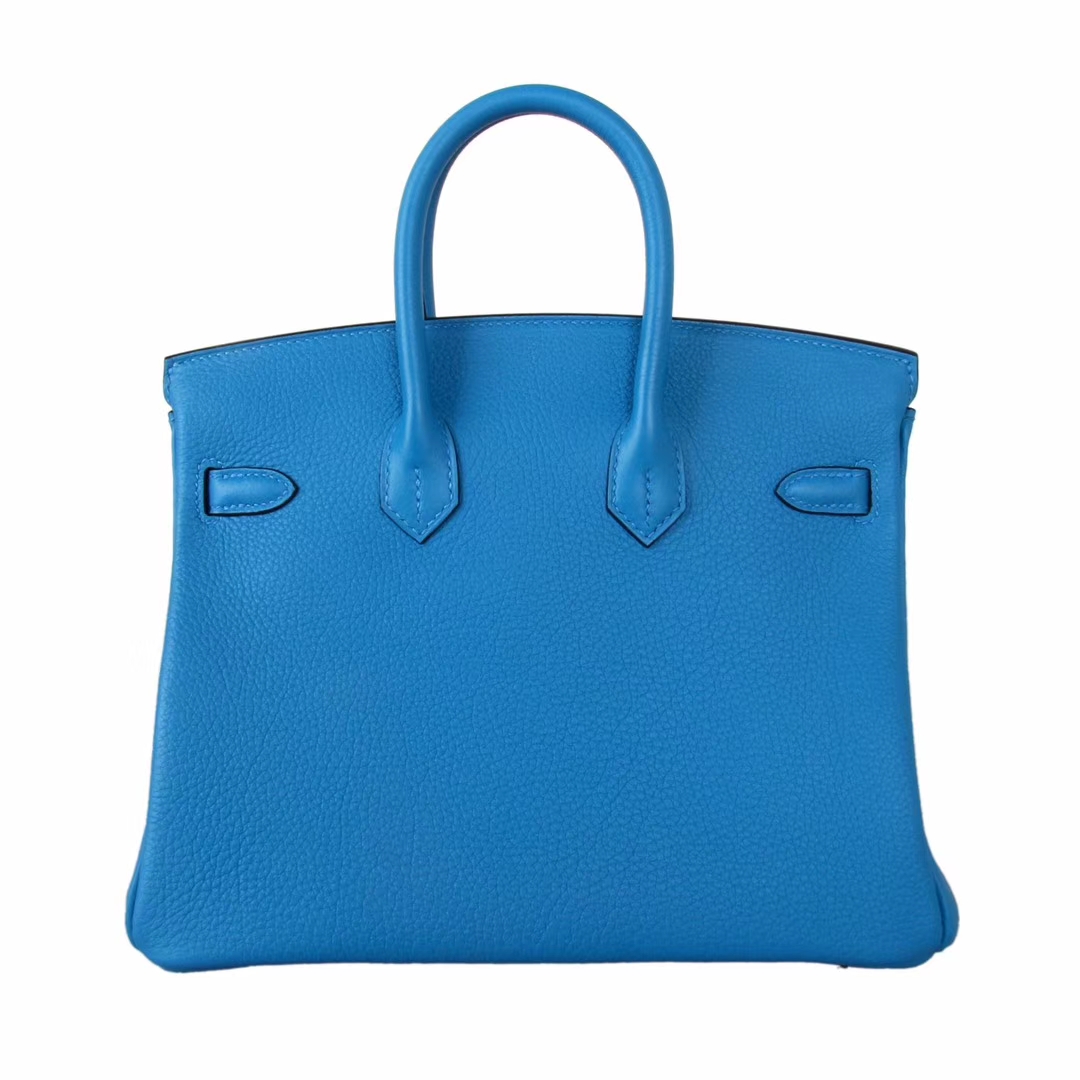 Hermès（爱马仕）Birkin 30银  坦桑尼亚蓝  Togo