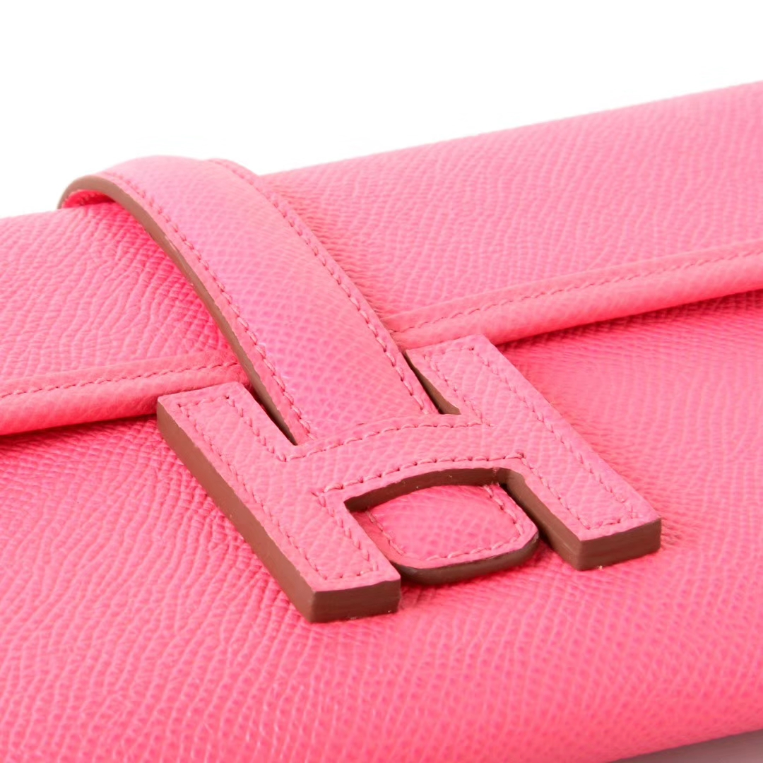Hermès（爱马仕）长款钱包 西瓜红  EPSOM皮 21.5×12cm