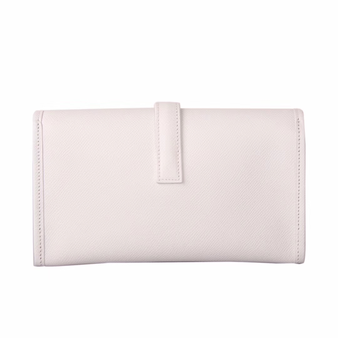 Hermès（爱马仕）长款钱包 米白色  EPSOM皮 21.5×12cm