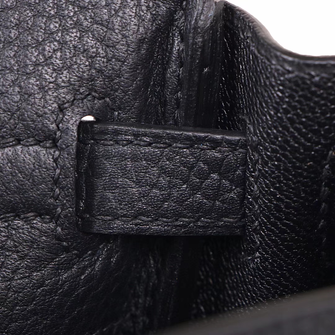 Hermès（爱马仕）kelly ado 双肩包 CK89 黑色 togo 22cm