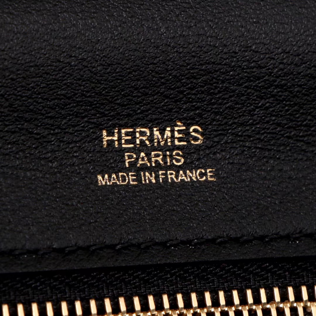 Hermès（爱马仕）Kelly2424 29金扣 丛林绿拼黑togo