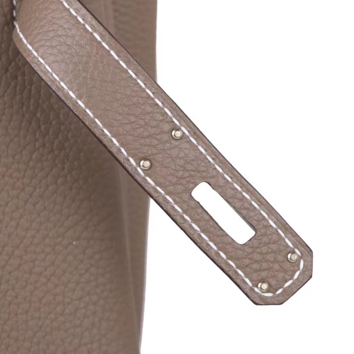 Hermès（爱马仕）Kelly凯莉包 CK18大象灰 togo 银扣 35cm