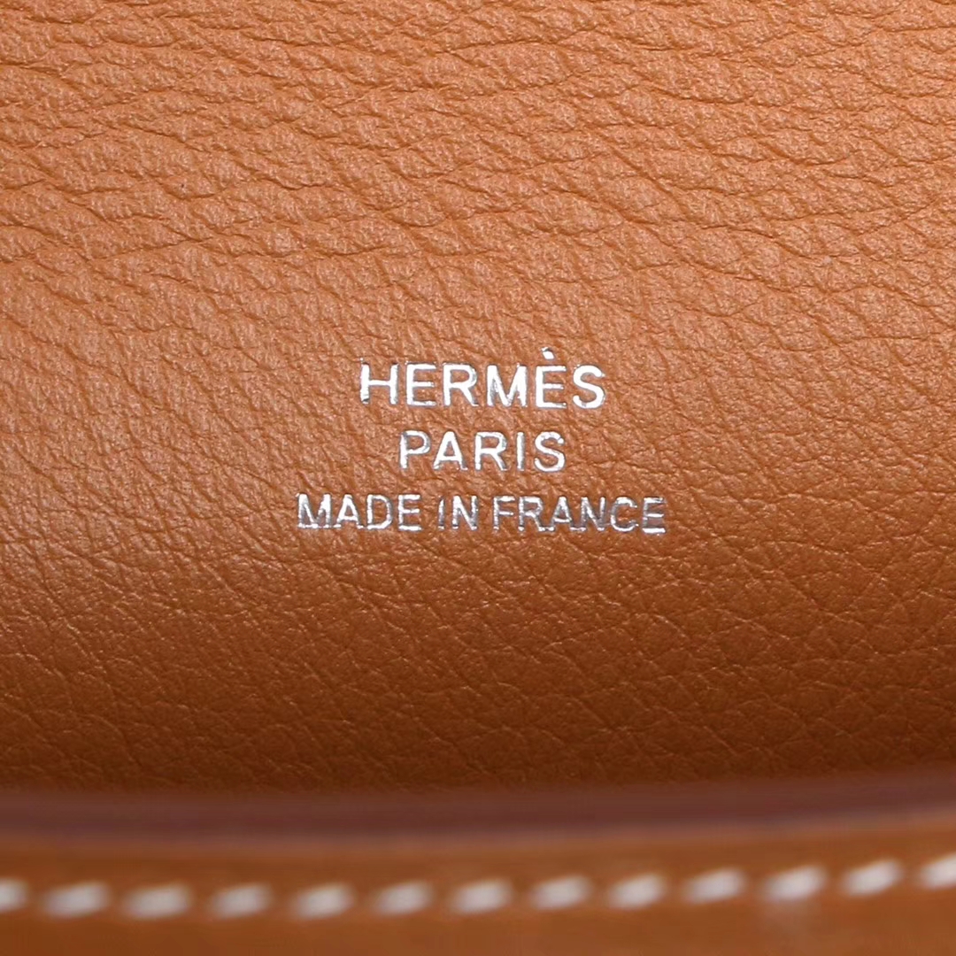 Hermès（爱马仕）minikelly迷你凯莉 金棕色 原厂swift皮 金扣 一代 22cm