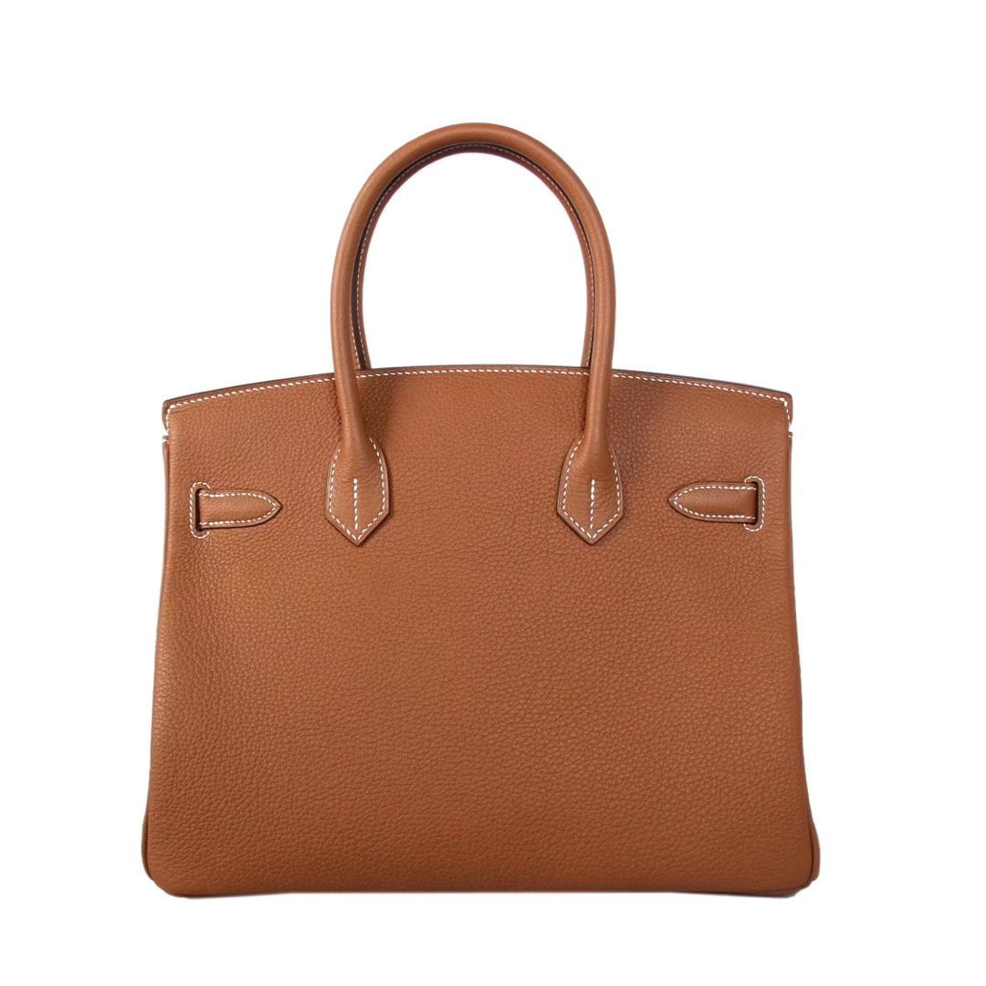 Hermès（爱马仕）Birkin铂金包 金棕色 togo 金扣 30cm