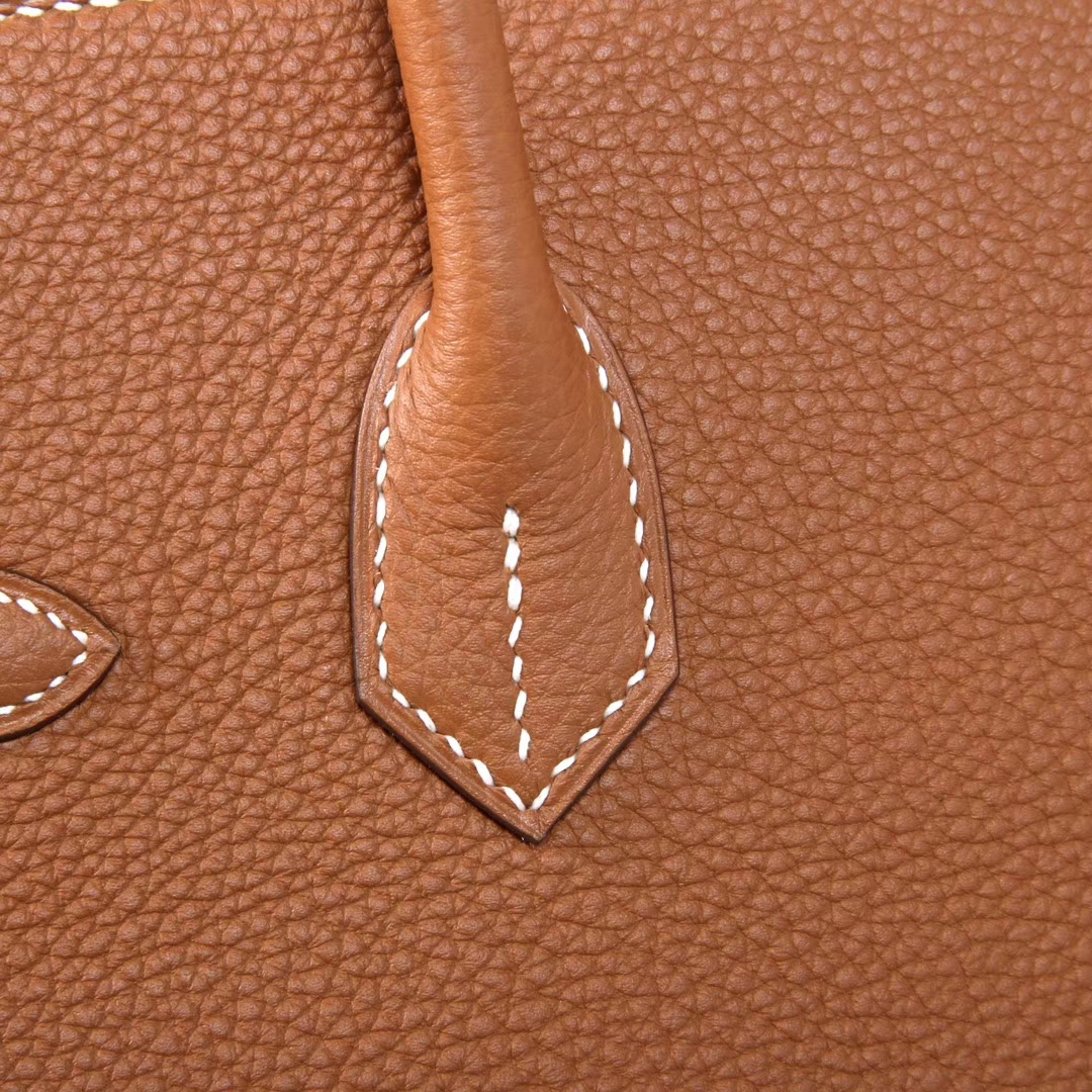 Hermès（爱马仕）Birkin铂金包 金棕色 togo 金扣 30cm