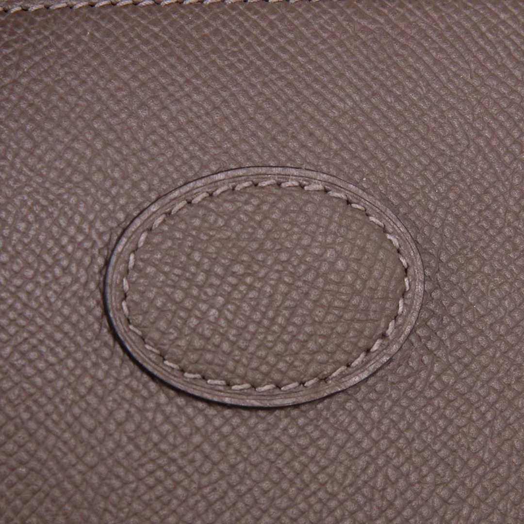 Hermès（爱马仕）Bolide保龄球包 沥青灰 原厂御用epsom皮 银扣