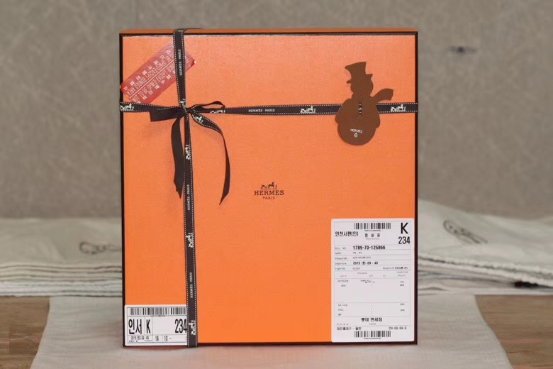 Hermès（爱马仕）Halzan手提包 孔雀蓝 马鞍皮 TOGO 银扣 30cm