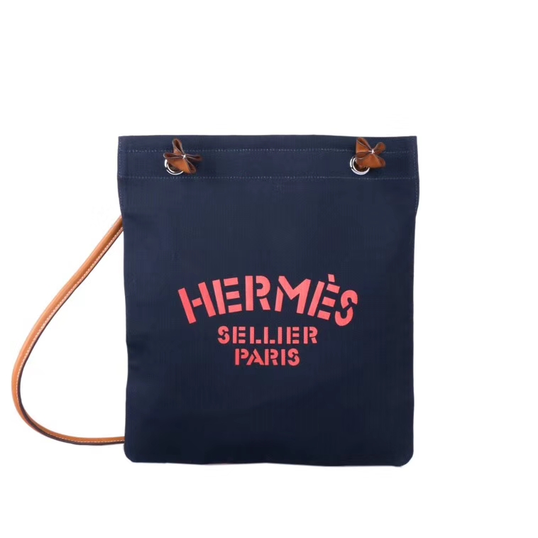 Hermès（爱马仕）19年新款 Aline艾琳包 午夜蓝 帆布系列 百搭款