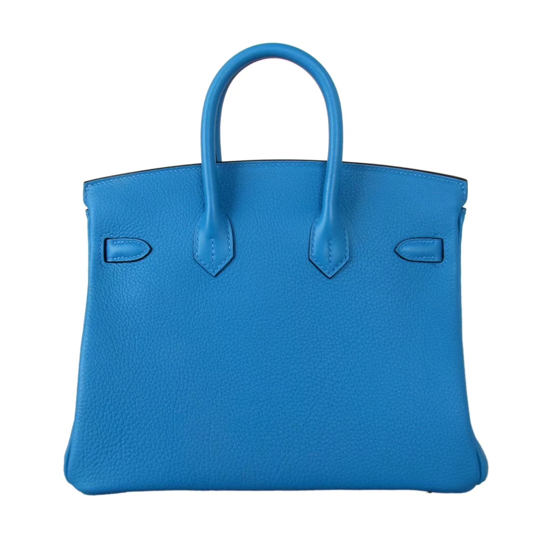 Hermès（爱马仕）birkin铂金包 B3坦桑尼亚蓝 togo 银扣 30cm