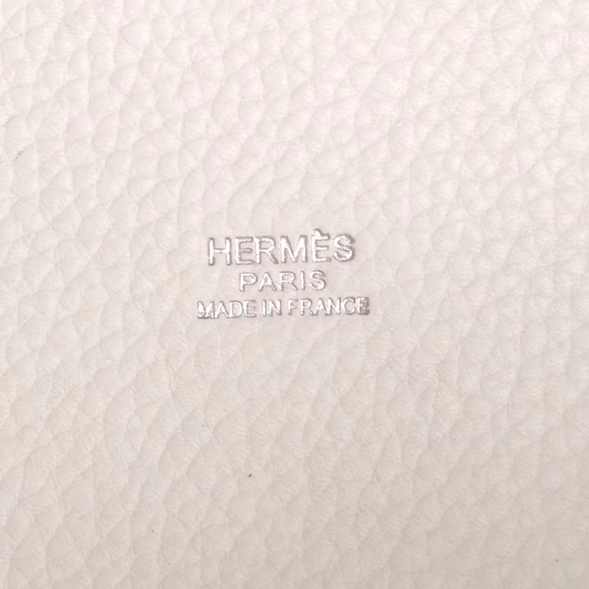 Hermès（爱马仕）Picotin菜篮包 CK01纯白 TOGO 精选原版皮 银扣 18cm