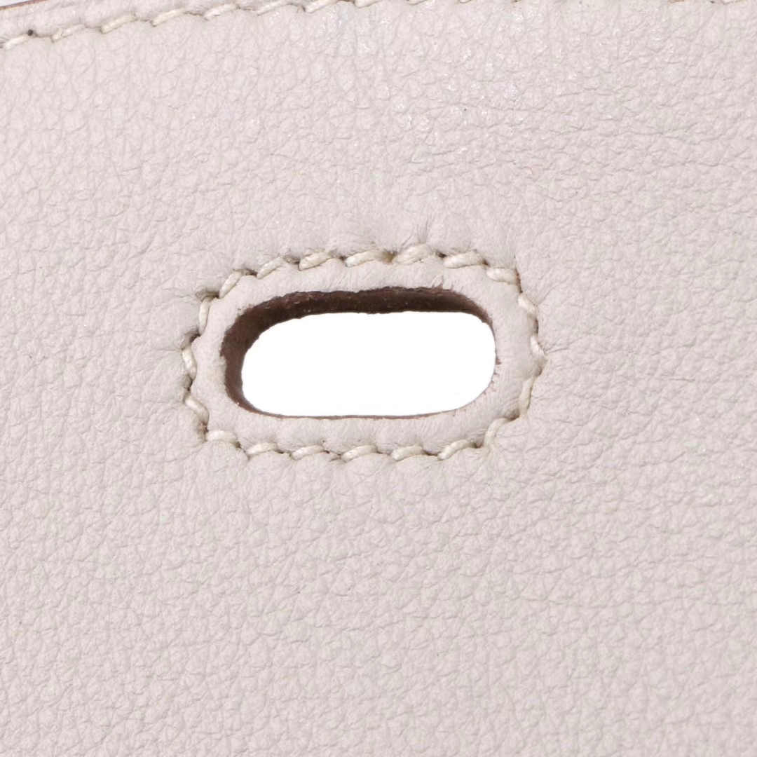 Hermès（爱马仕）lindy琳迪包  新款 奶昔白 编织肩带 swift皮 银扣 26cm