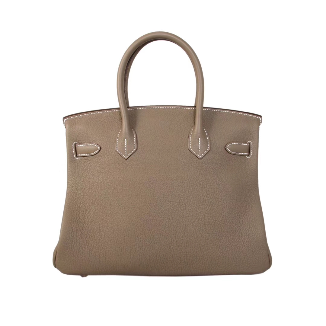 Hermès（爱马仕）Birkin铂金包 大象灰 togo 金扣 30cm