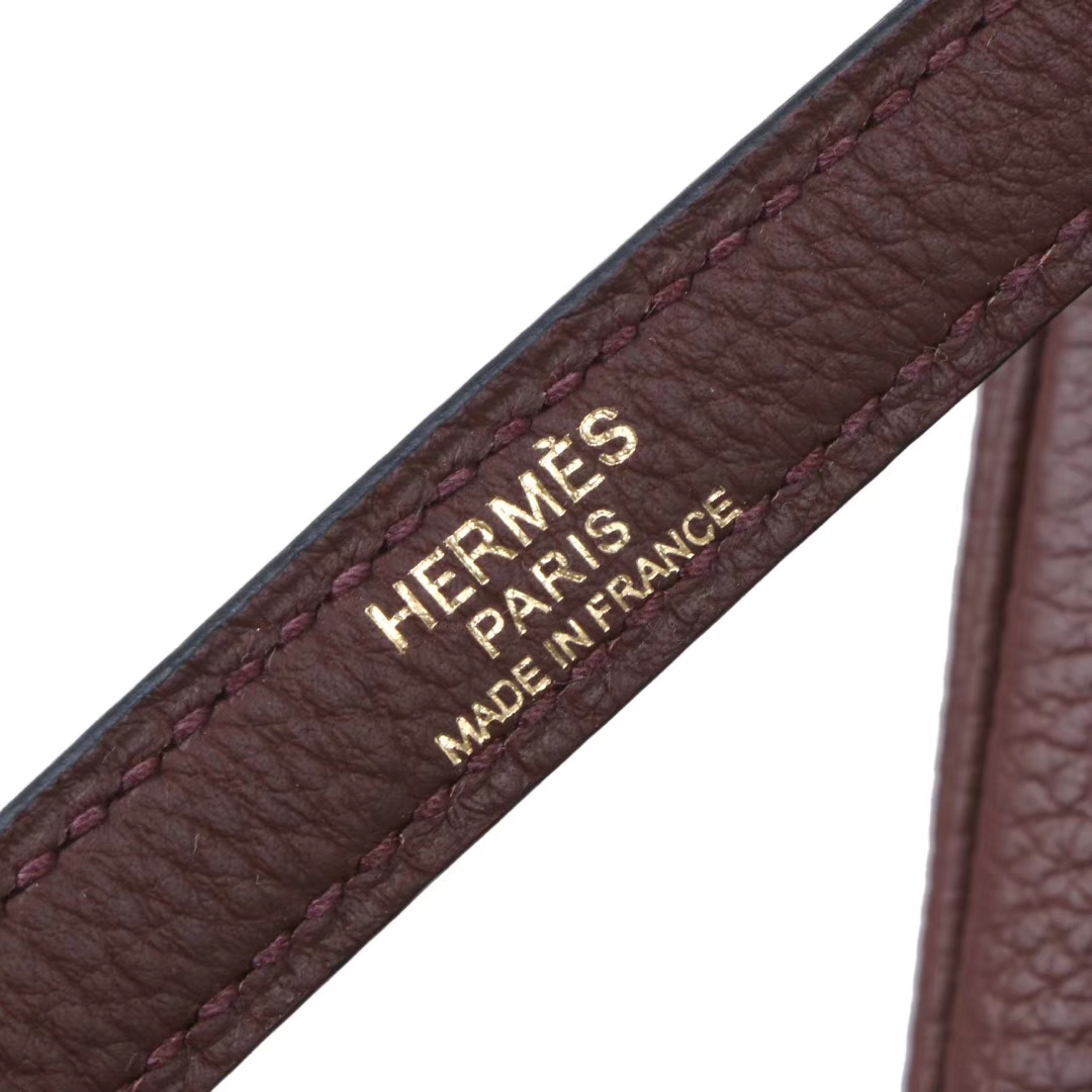 Hermès（爱马仕）Kelly凯莉包 焦糖色 Togo 金扣 28cm