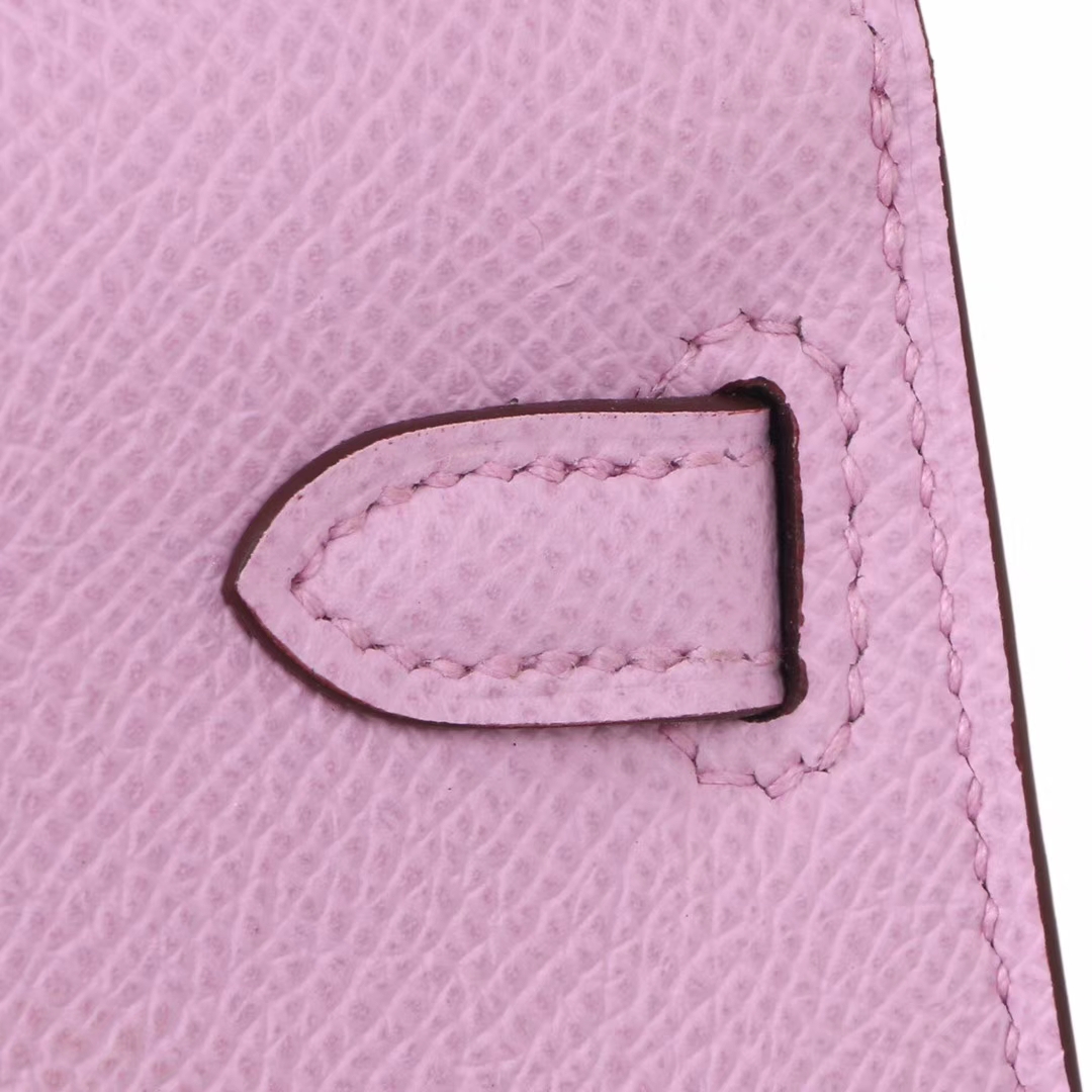 Hermès（爱马仕）Minikelly迷你凯莉 二代 锦葵紫 银扣 原厂御用epsom皮