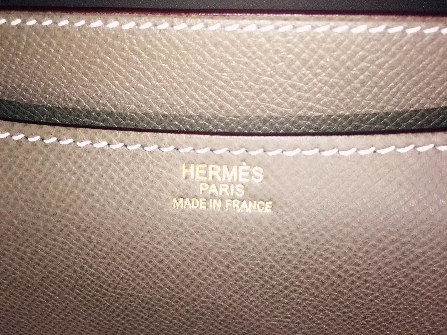 Hermès（爱马仕）Constace空姐包 大象灰 原厂御用epsom皮 银扣 23cm