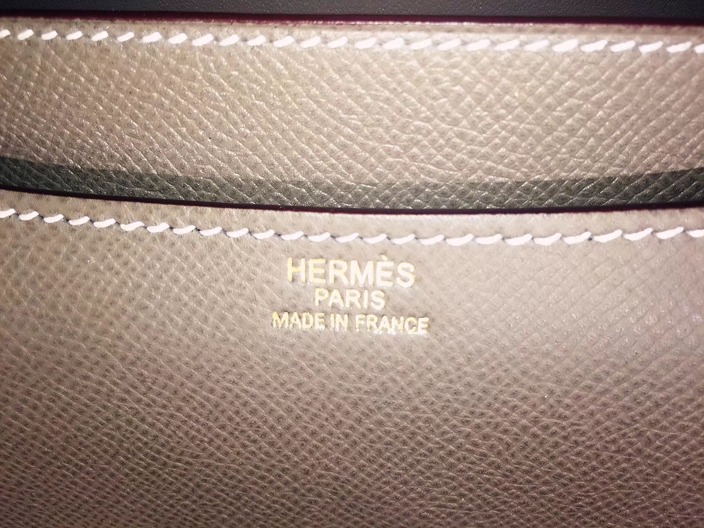 Hermès（爱马仕）Constace空姐包 大象灰 原厂御用epsom皮 银扣 23cm