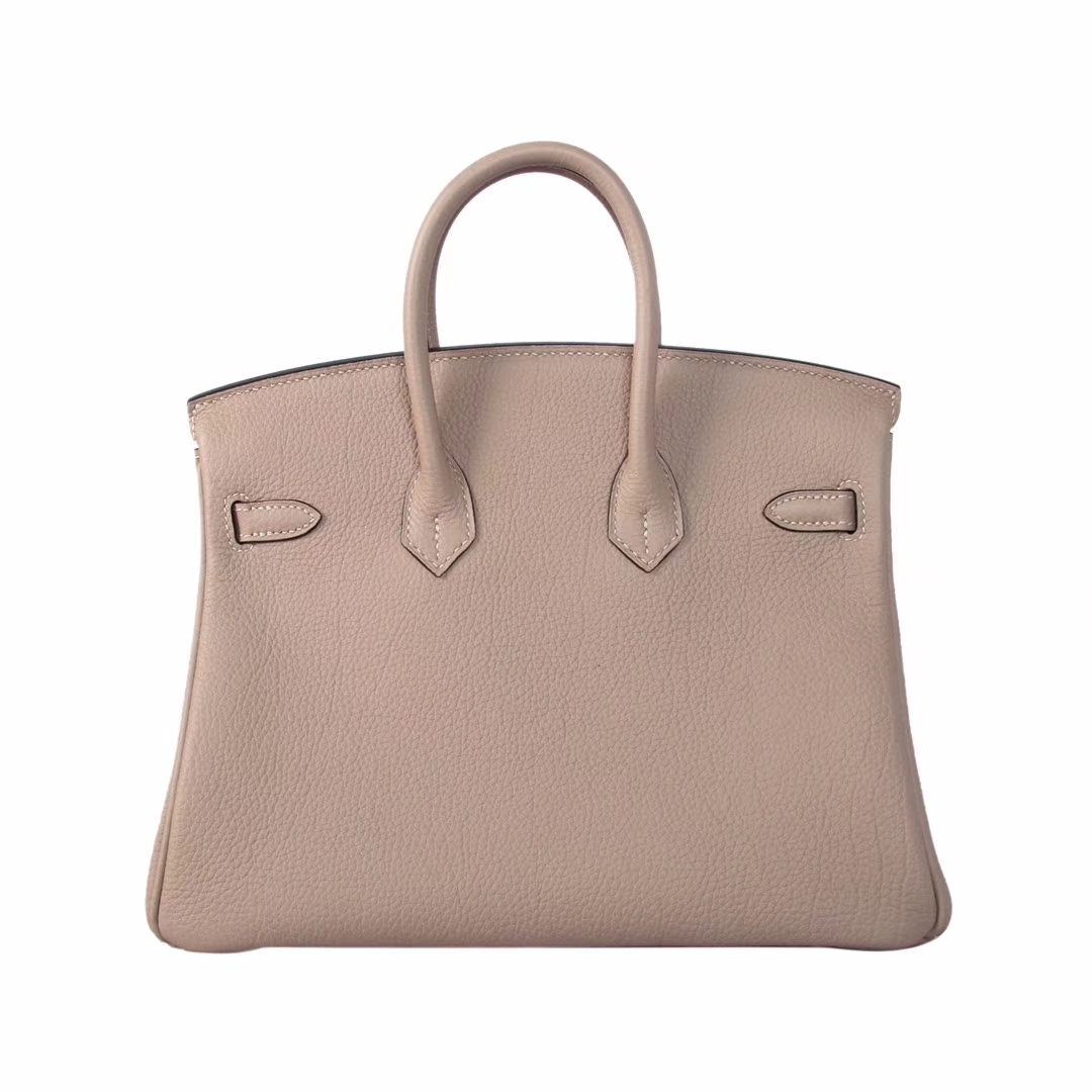 Hermès（爱马仕）Birkin 铂金包 斑鸠灰 Togo 金扣 30cm