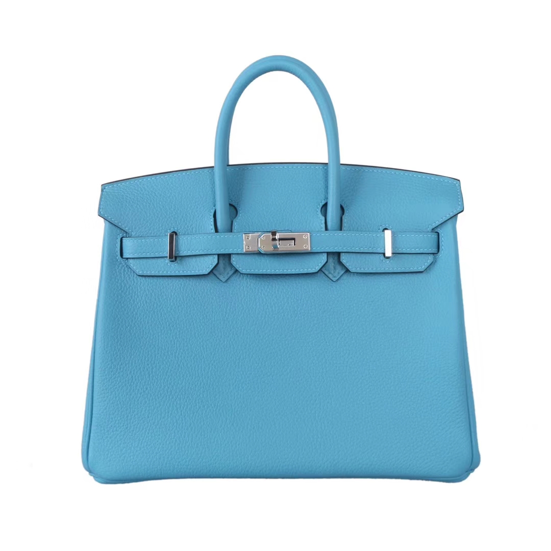 Hermès（爱马仕）Birkin 铂金包 北方蓝 Togo 银扣 30cm