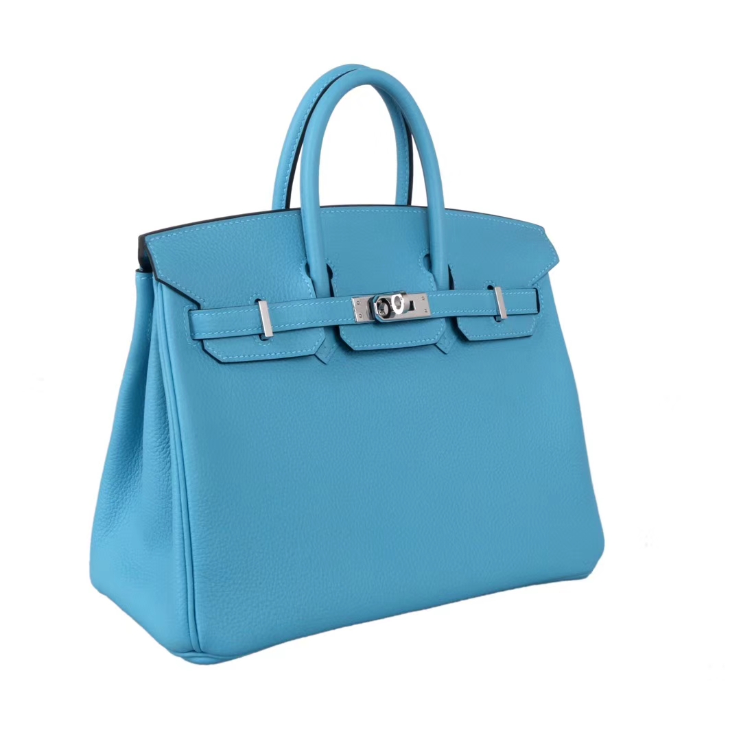 Hermès（爱马仕）Birkin 铂金包 北方蓝 Togo 银扣 30cm