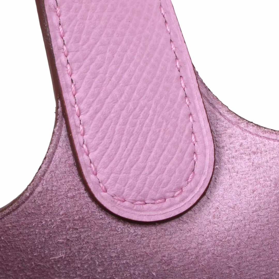 Hermès（爱马仕）Picotin菜篮包 编织系列 锦葵紫 原厂御用epsom皮 银扣 18cm