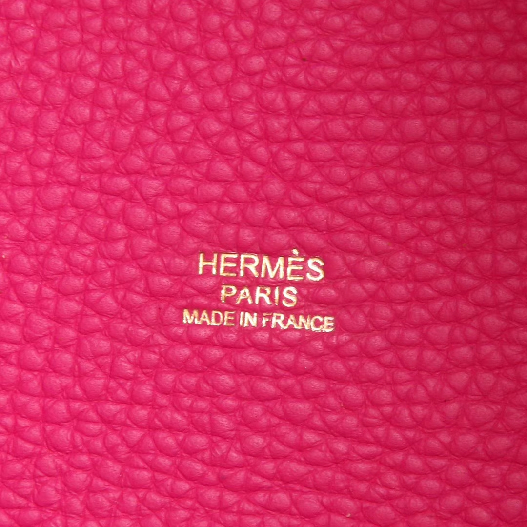 Hermès（爱马仕）Picotin菜篮包 玫瑰紫 togo 银扣 26cm