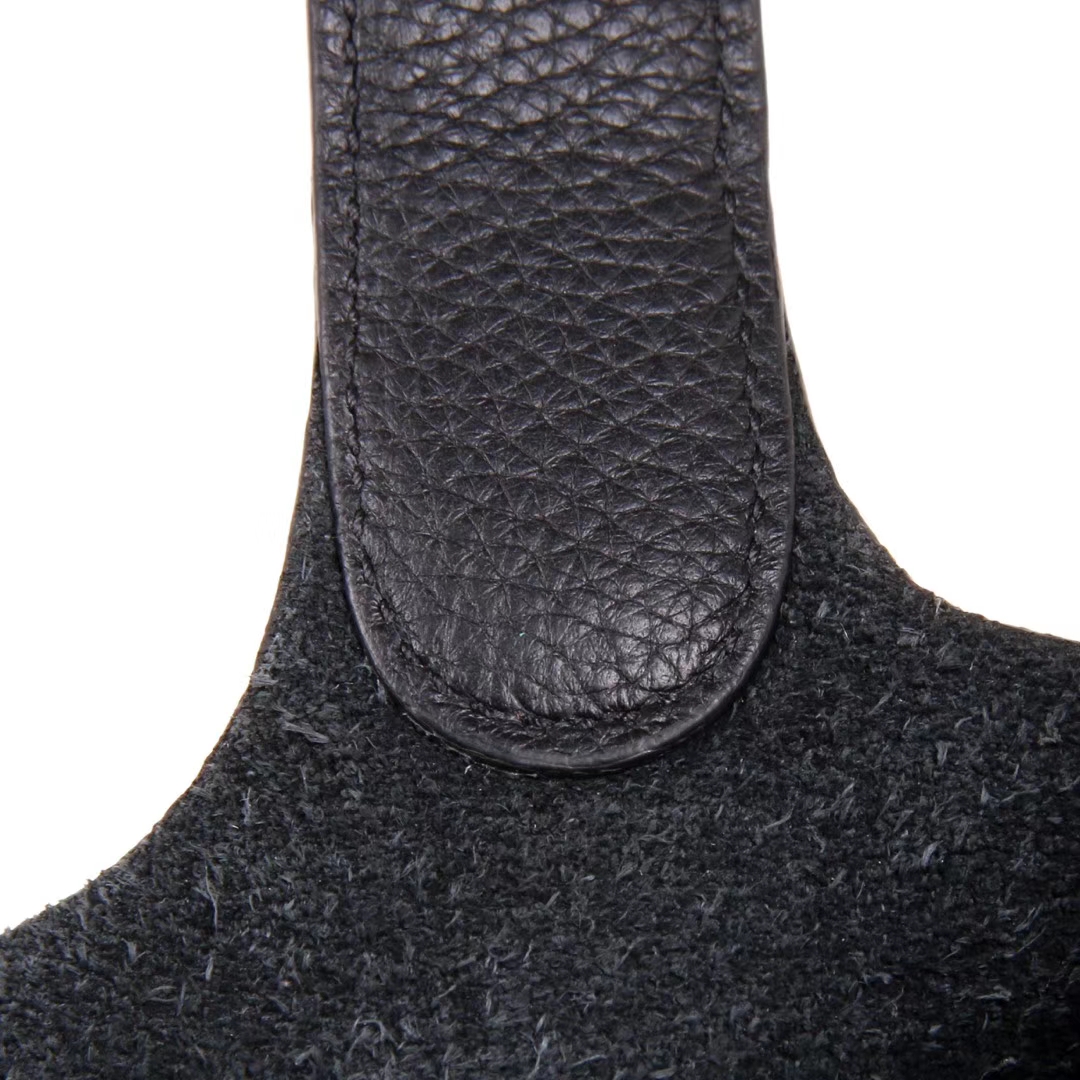 Hermès（爱马仕）Picotin菜篮包 黑色 togo 金扣 26cm