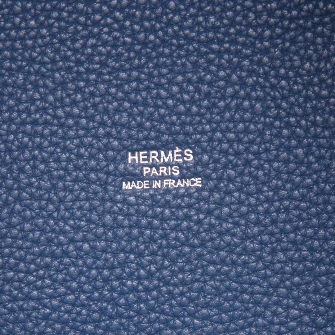 Hermès（爱马仕）Picotin菜篮包 R2玛瑙蓝 togo 银扣 26cm