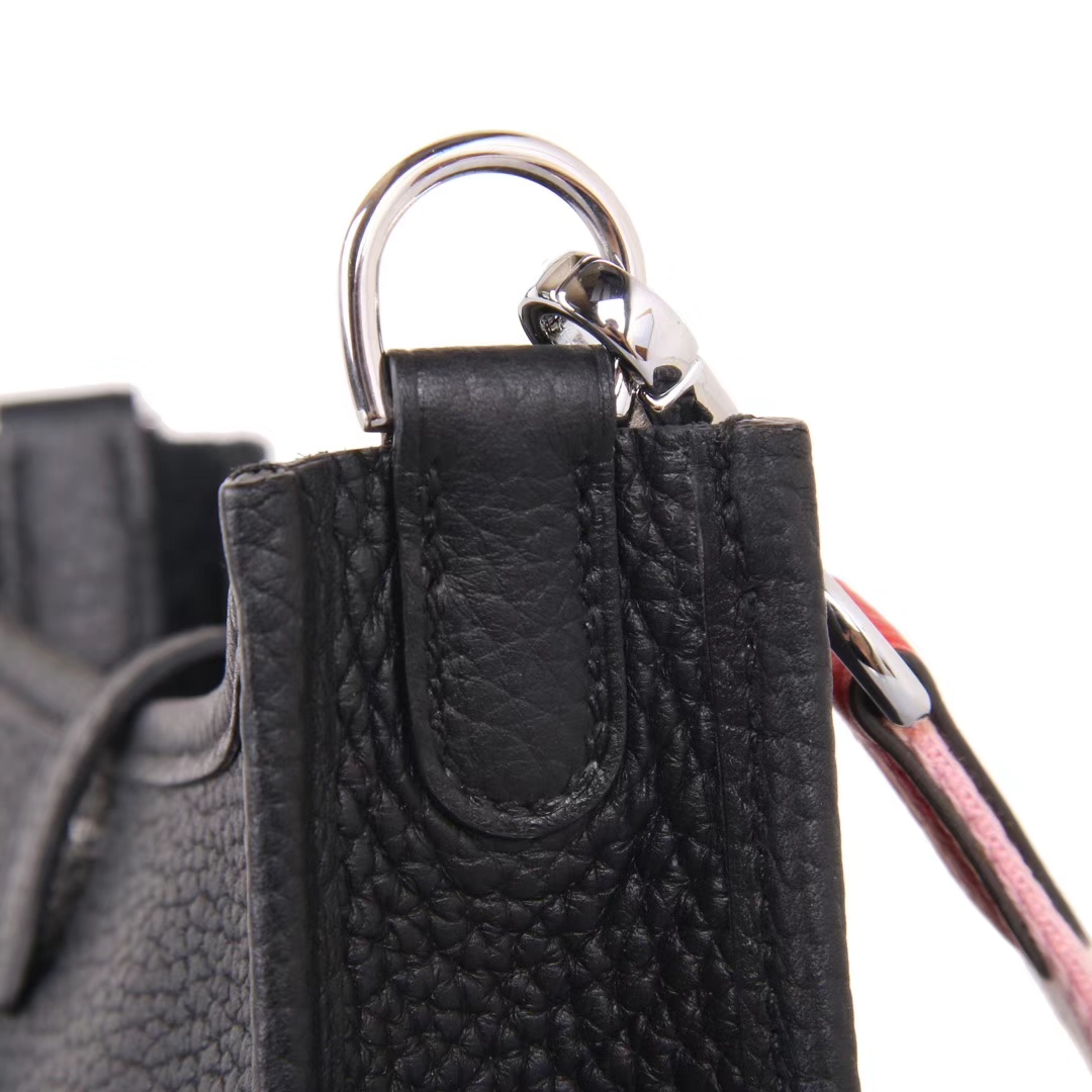 Hermès（爱马仕）Mini Evelyne 黑色 togo 17cm