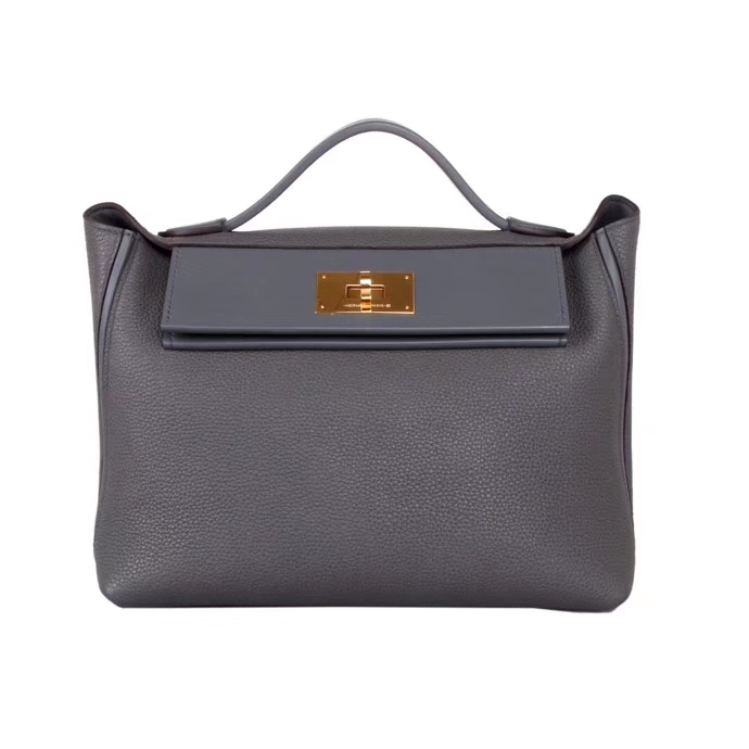 Hermès（爱马仕）Kelly2424 锡器灰 togo 金扣 29cm