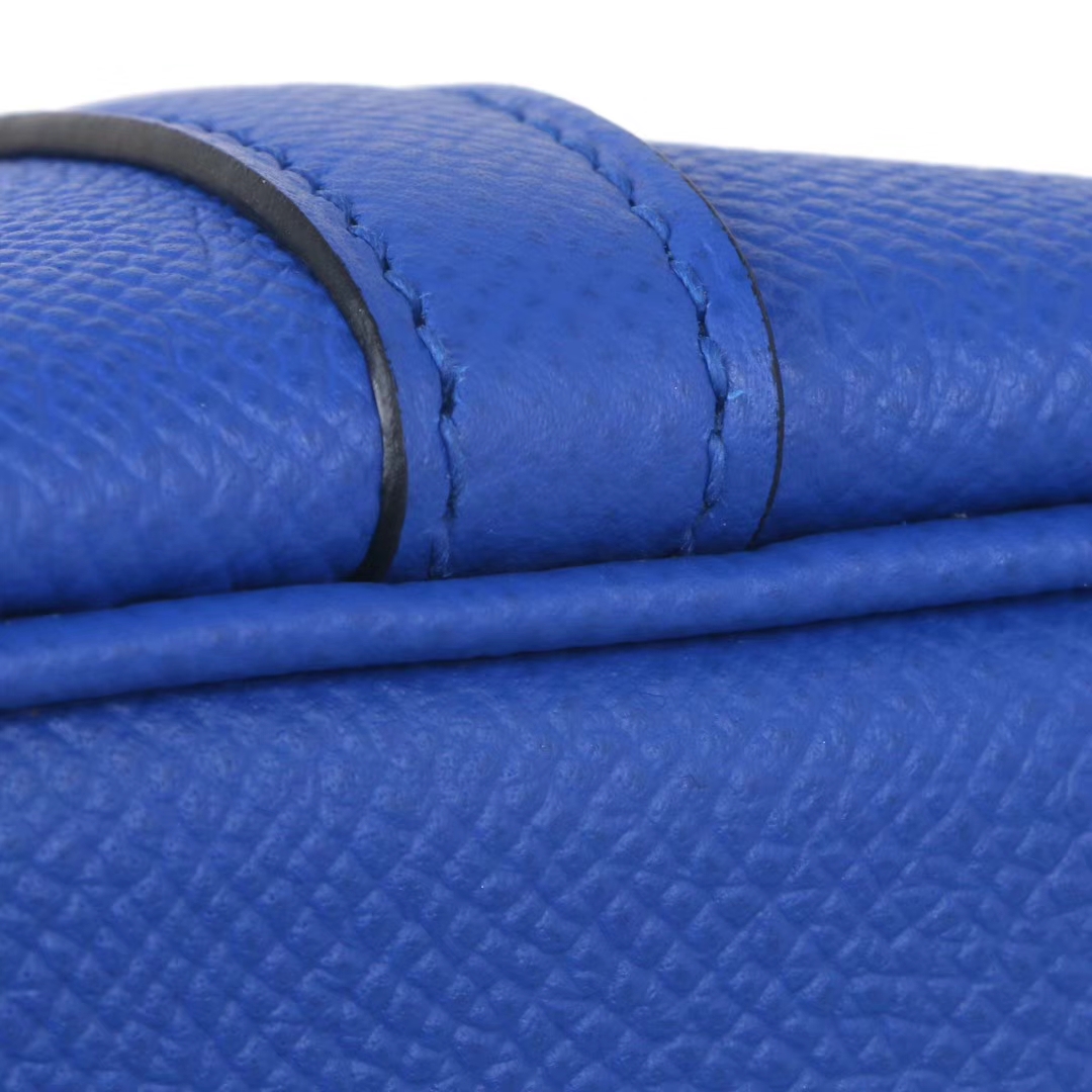 Hermès（爱马仕）Picotin 菜篮包 编织系列 B3坦桑尼亚蓝 原厂御用epsom皮 银扣 18cm