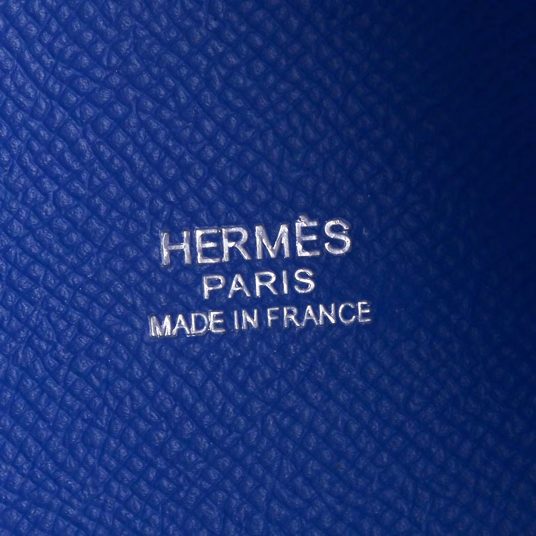 Hermès（爱马仕）Picotin 菜篮包 编织系列 B3坦桑尼亚蓝 原厂御用epsom皮 银扣 18cm