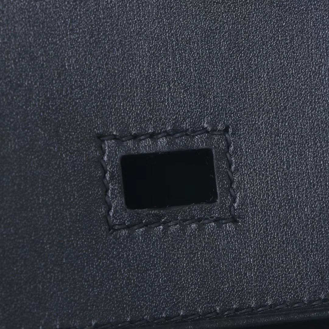 Hermès（爱马仕）birkin 黑色 box皮 so block 黑银扣 30cm