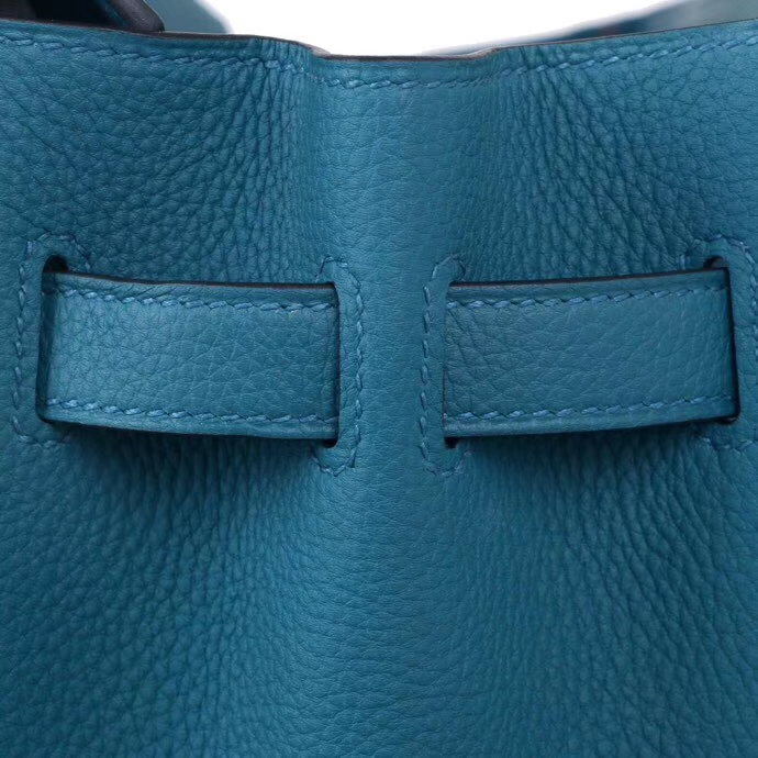 Hermès（爱马仕）2019新色严选 birkin 铂金包 W0博斯普鲁斯绿 togo 金扣 30cm