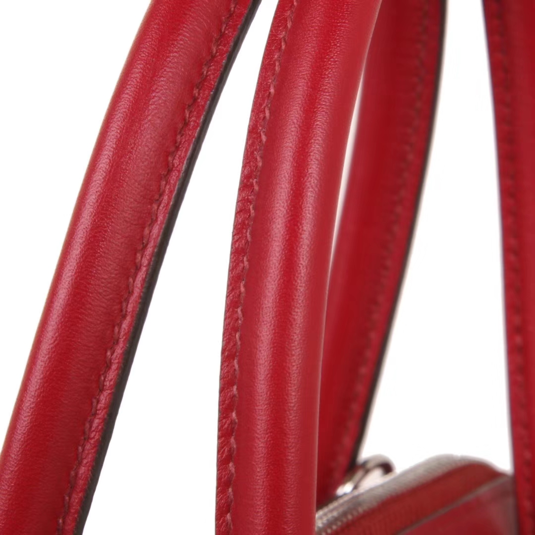 Hermès（爱马仕）bolid保龄球 石榴红 原厂御用Swift皮 28cm