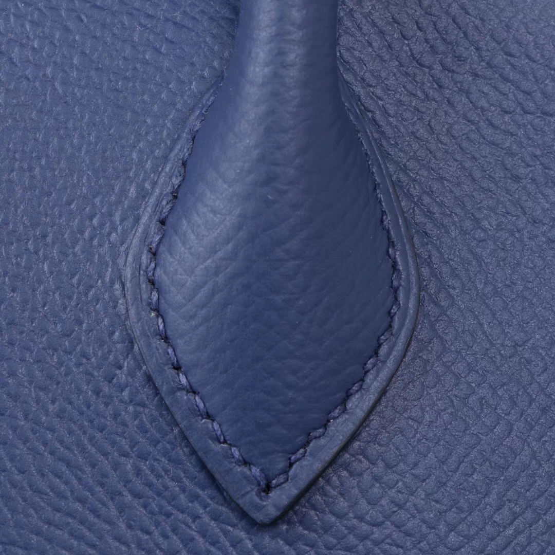 Hermès（爱马仕）bolid保龄球 宝石蓝 原厂御用Epsom皮 28cm