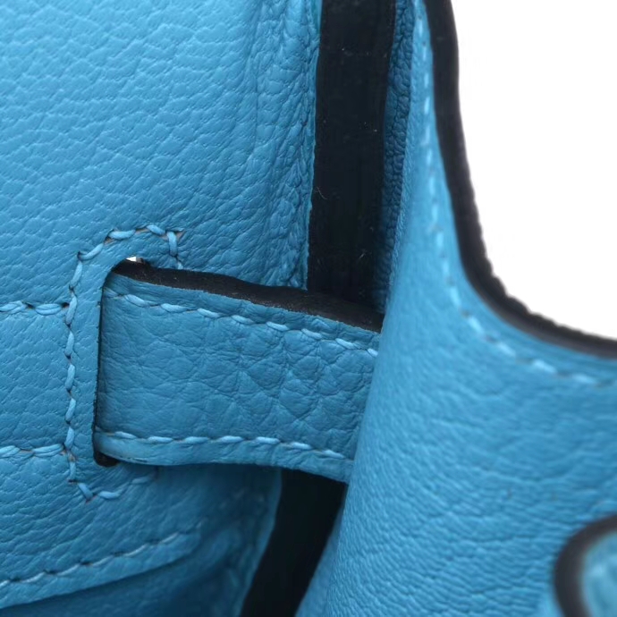 Hermès（爱马仕）2019 新色严选 birkin 铂金包 P3北方蓝 togo 金扣 30cm