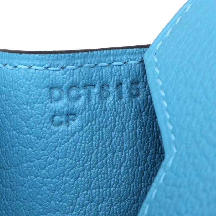 Hermès（爱马仕）2019 新色严选 birkin 铂金包 P3北方蓝 togo 金扣 30cm