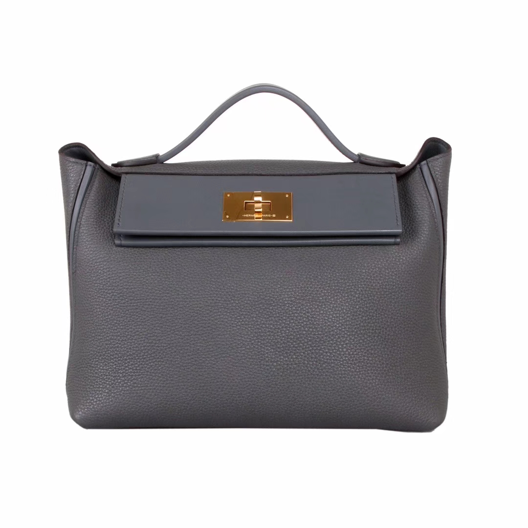 Hermès（爱马仕）Kelly2424 8F锡器灰​ 金扣 29cm