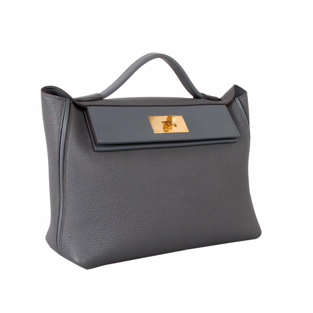 Hermès（爱马仕）Kelly2424 8F锡器灰​ 金扣 29cm