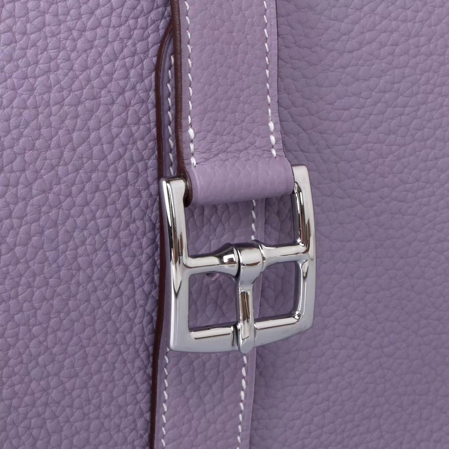 Hermès（爱马仕）Halzan​ 4W香芋紫 togo 银扣 31cm