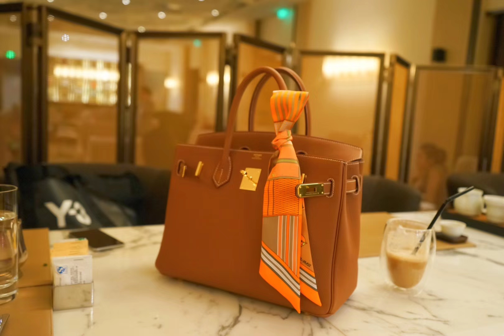 Hermès（爱马仕）Birkin 铂金包 金棕色  togo 金扣 30cm